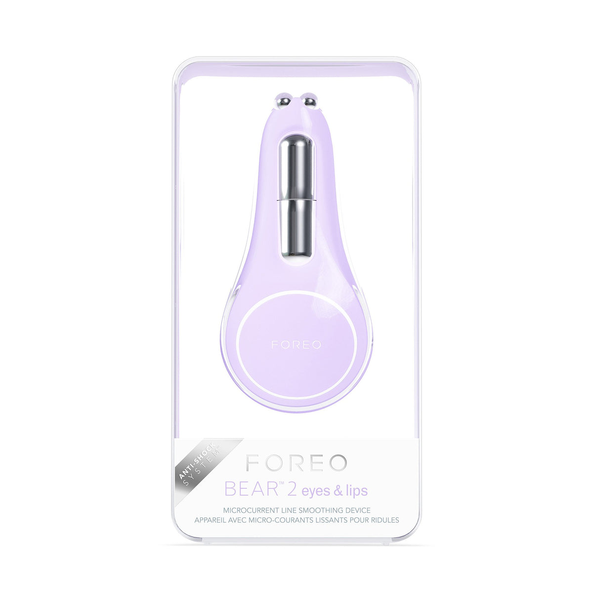 BEAR 2 Eyes & Lips Microcurrent Line Smoothing Device, Lavender-Microcurrent Facial Toning Device BEAR 2 Eyes & Lips