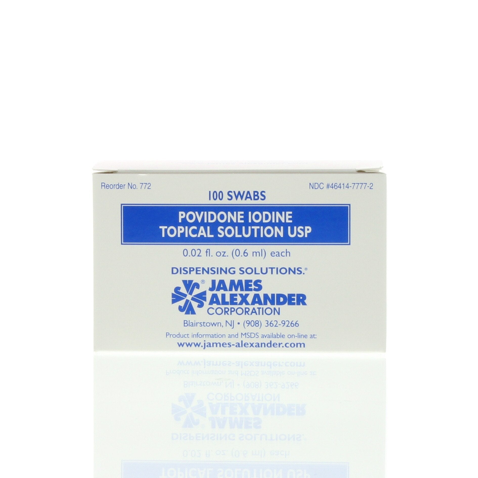 James Alexander Corporation Povidone Iodine Swabs - Personal Hygiene>Skin Care>Prep Pads and Swabsticks - James Alexander...