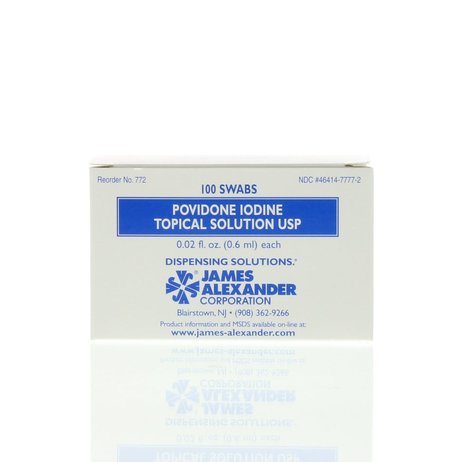 James Alexander Corporation Povidone Iodine Swabs - Personal Hygiene>Skin Care>Prep Pads and Swabsticks - James Alexander...