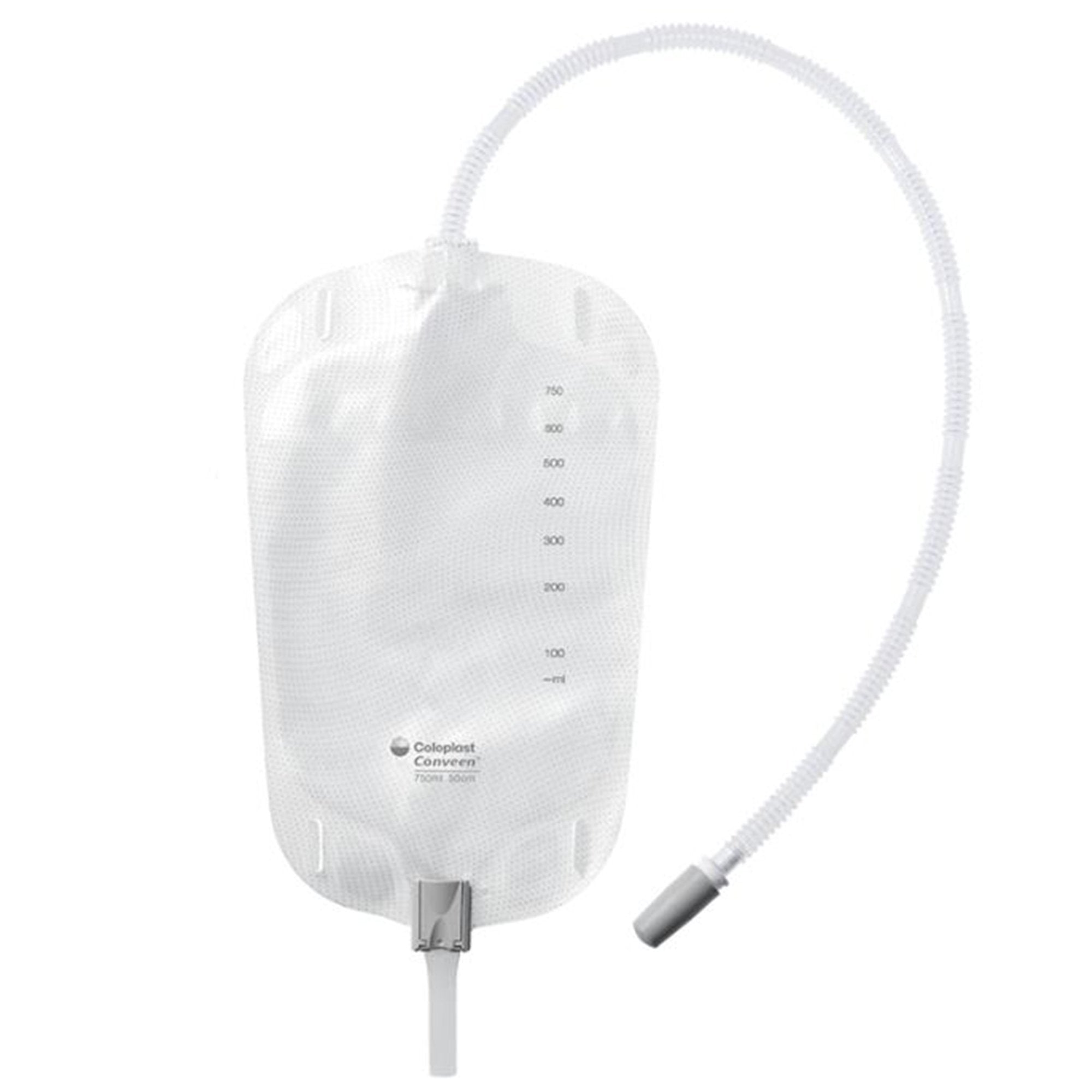 Conveen Security+ Urinary Leg Bag, 500 mL, Clamp-Urinary Leg Bag Conveen Security+ Anti-Reflux Valve / Clamp Valve NonSterile 500 mL Vinyl / Flocked