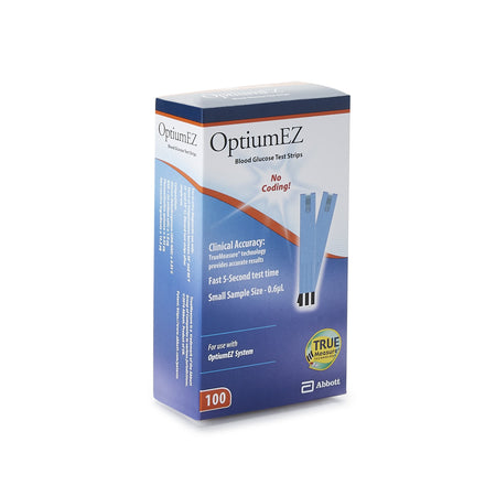 Optium EZ Blood Glucose Test Strips-Blood Glucose Test Strips Optium EZ 100 Strips per Pack