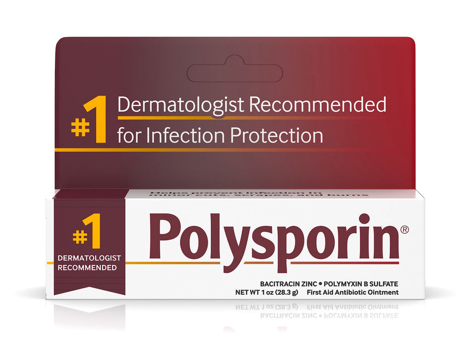 Polysporin Bacitracin / Polymyxin B First Aid Antibiotic, 1 oz. Tube-First Aid Antibiotic Polysporin Ointment 1 oz. Tube