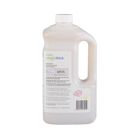 SimplyThick EasyMix Bottle and Pump, 1.6 Liter Pump Bottle-Food and Beverage Thickener SimplyThick Easy Mix 1.6 Liter Pump Bottle Unflavored Gel IDDSI Level 2 Mildly Thick