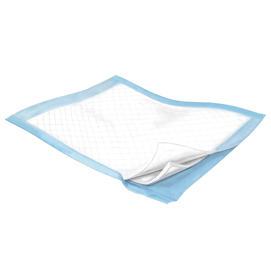 Wings Plus Underpads, Heavy Absorbency, Disposable, Beige, 23" x 36"-Disposable Underpad Wings Plus 23 X 36 Inch Fluff / Polymer Heavy Absorbency