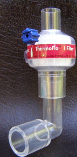 CircuitGuard HCH Filter-Heat and Moisture Exchanger with Filter CircuitGuard 18.16 mg/L @ 500 mL Vt 0.18-2.22 cm H?O @ 60 L/min