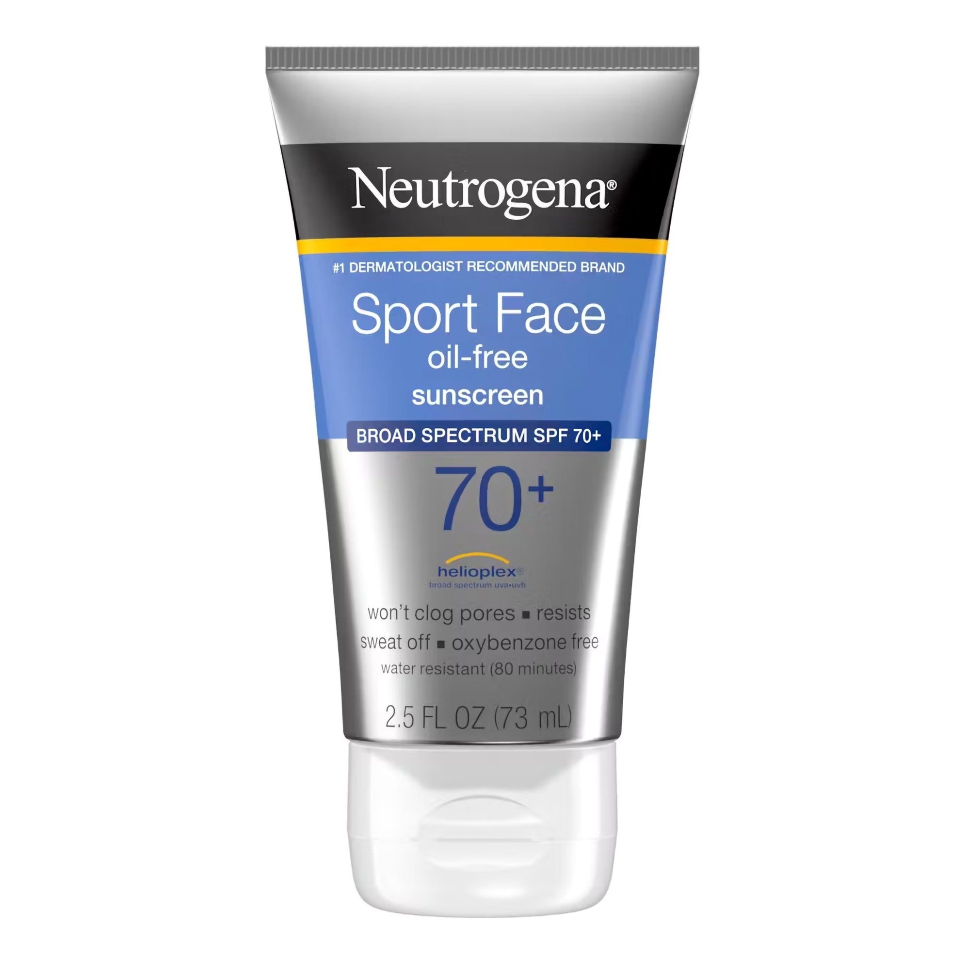 Neutrogena® Sport Face Oil-Free Sunscreen SPF 70+ - Personal Hygiene>Skin Care>Sunscreens - J & J Sales