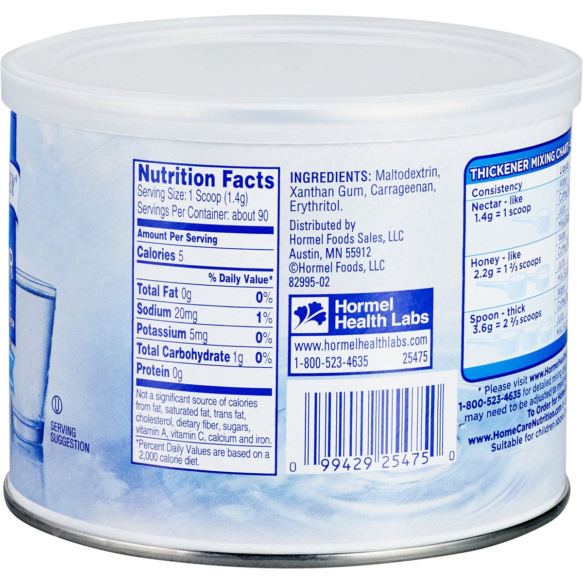 Thick & Easy® Clear Food and Beverage Thickener, 4.4-ounce canister - Nutritionals and Feeding Supplies>Nutritionals>Thick...