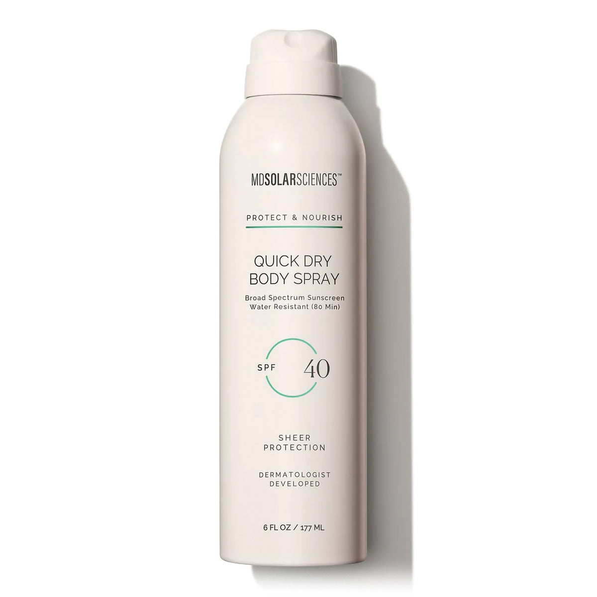 MDSolarSciences Quick Dry Body Spray Sunscreen-Sunscreen MDSolarSciences Quick Dry Body Spray SPF 40 Liquid 6 oz. Pump Bottle