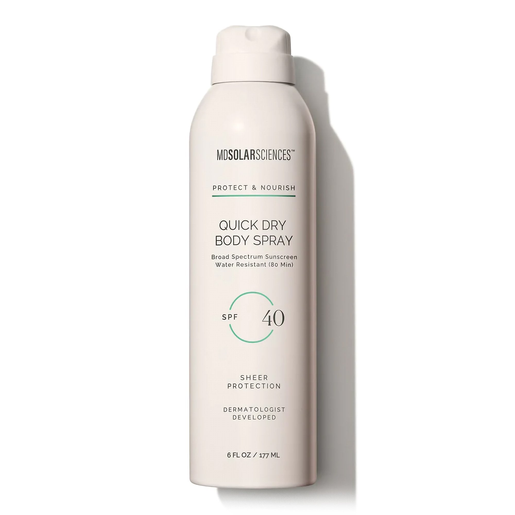 MDSolarSciences Quick Dry Body Spray Sunscreen-Sunscreen MDSolarSciences Quick Dry Body Spray SPF 40 Liquid 6 oz. Pump Bottle