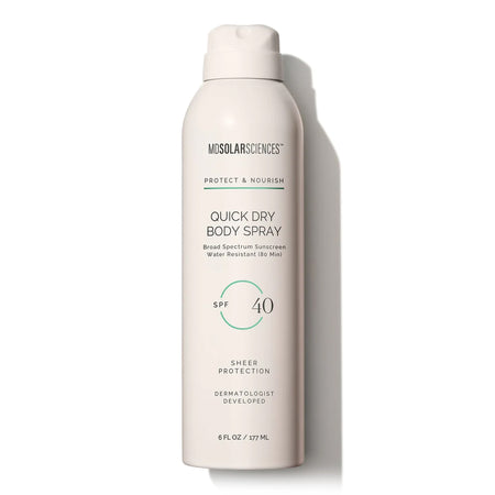MDSolarSciences Quick Dry Body Spray Sunscreen-Sunscreen MDSolarSciences Quick Dry Body Spray SPF 40 Liquid 6 oz. Pump Bottle