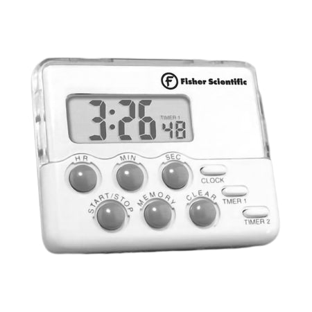 Andwin Scientific-"Electronic Alarm Timer Clip on, Magnetic Back 24 Hours Digital Display"