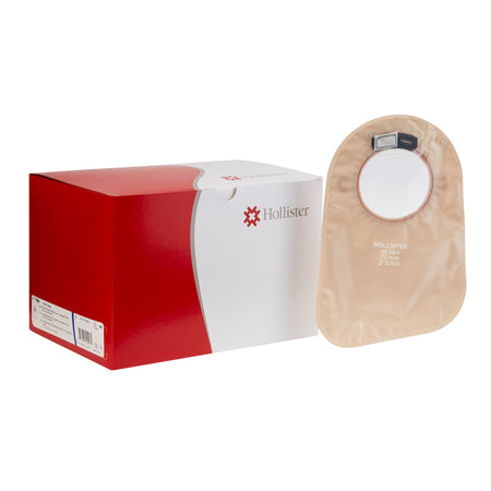 New Image Two-Piece Closed End Transparent Filtered Ostomy Pouch, 9 Inch Length, 2 Inch Flange-Ostomy Pouch New Image Two-Piece System 9 Inch Length Closed End
