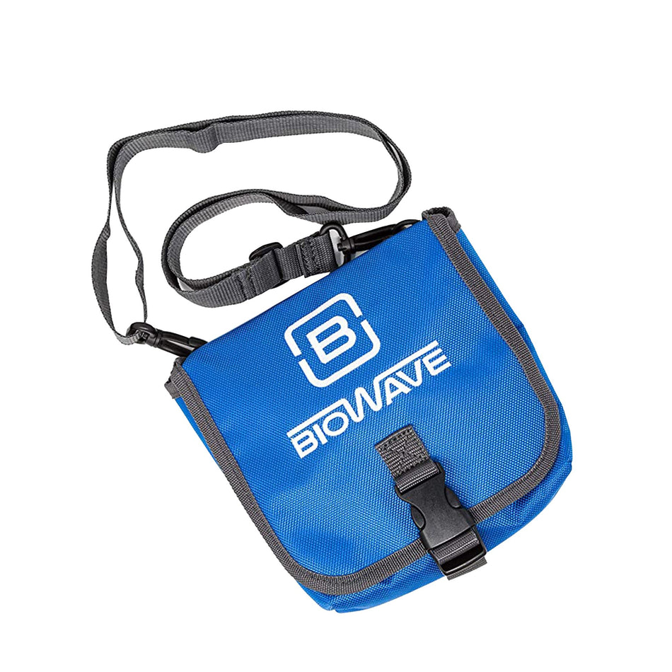 BioWaveGO Pain Relief Device Carrying Bag for Easy Travel, Blue-Carrying Bag BioWave� Buckle Closure / 45 Inch Strap Length