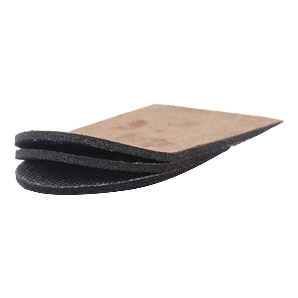 McKesson Heel Lift, Large-Heel Lift McKesson Suede Top / Foam Core Male 10 to 13 Passion Mocha