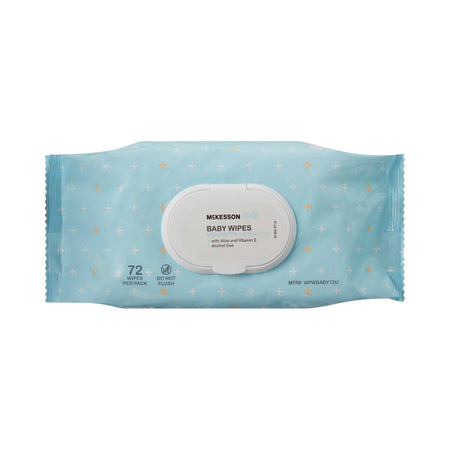 McKesson Unscented Baby Wipe, Soft Pack-Baby Wipe McKesson Soft Pack Unscented 72 Count