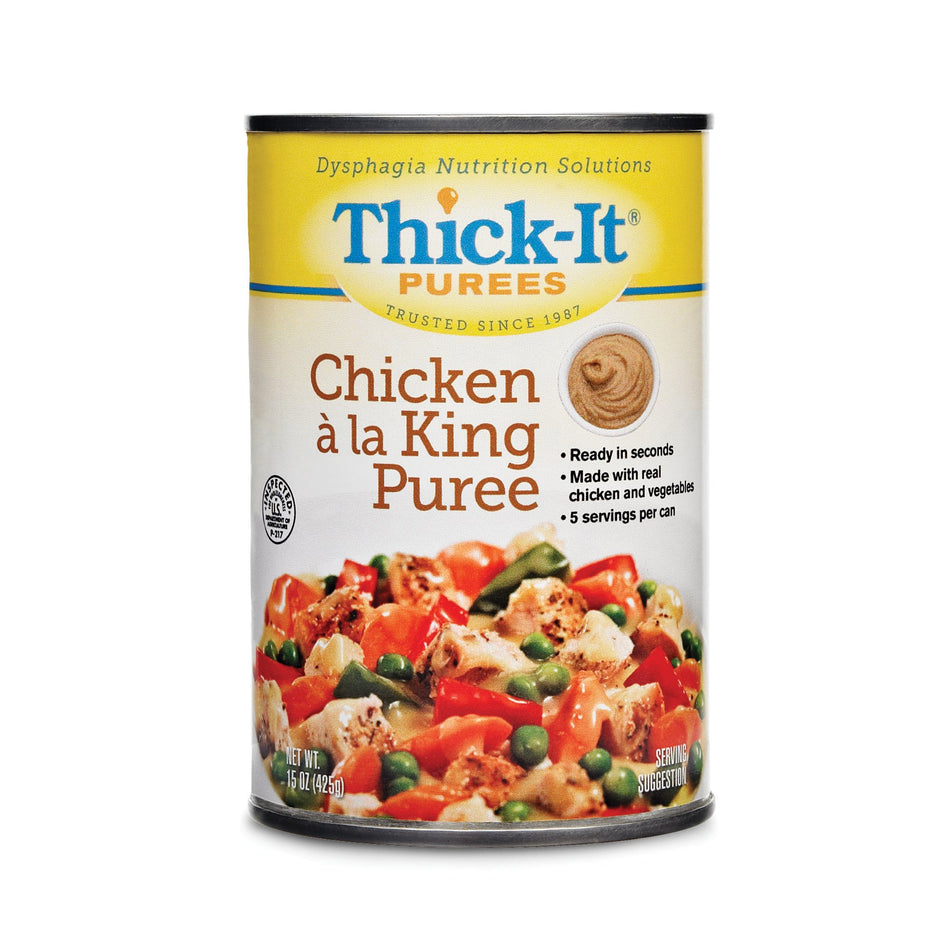 Thick-It Purees Chicken la King Pure Thickened Food, 15-ounce Can-Thickened Food Thick-It 15 oz. Can Chicken la King Flavor Puree IDDSI Level 4 Extremely Thick/Pureed