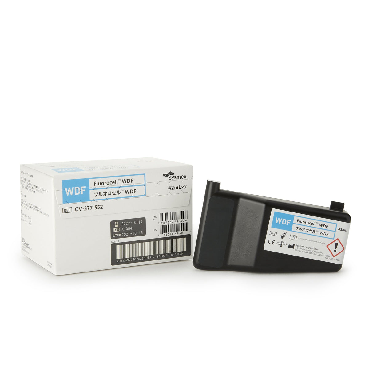 Fluorocell WDF Reagent for use with Sysmex Automated Hematology Analyzers, WBC test-Hematology Reagent Fluorocell WDF White Blood Cell Count (WBC) For Sysmex Automated Hematology Analyzers