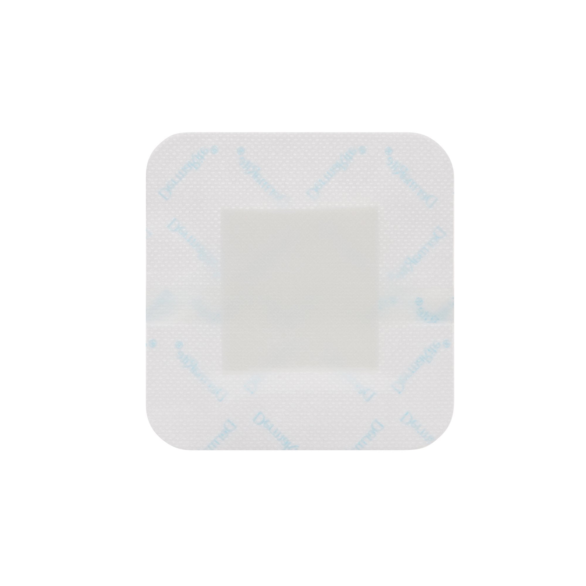 BorderedFoam Foam Dressing, 4 x 4 Inch-Foam Dressing BorderedFoam 4 X 4 Inch With Border Waterproof Backing Nonacrylic Adhesive Square Sterile