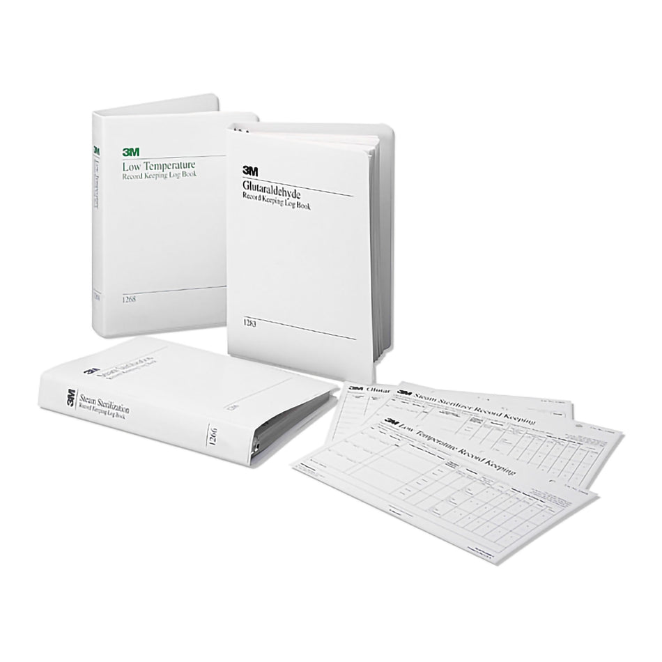 3M Attest Sterilizer Logbook-Sterilization Log Book 3M Attest Steam