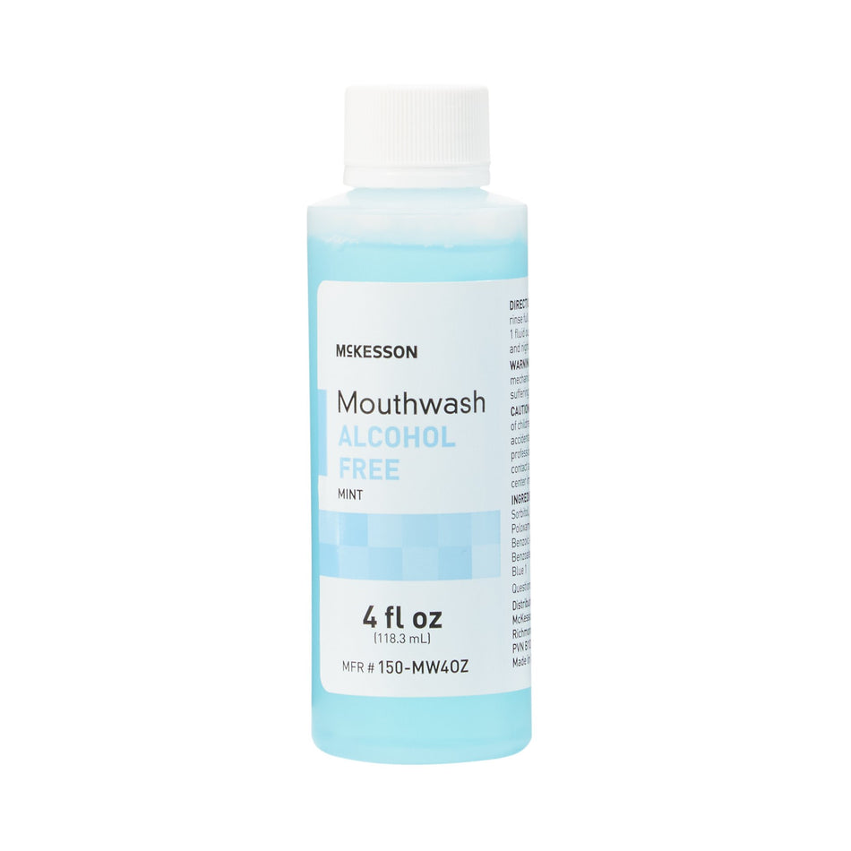 McKesson Mouthwash, 4 oz Bottle-Mouthwash McKesson 4 oz. Mint Flavor