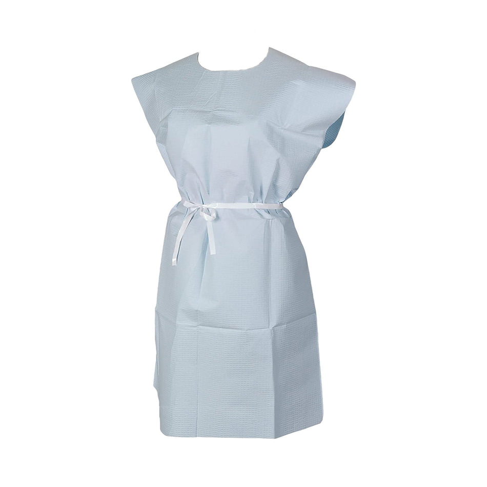 Tidi® Patient Choice Exam Gown, Medium, Blue - Apparel>Gowns>Patient Gowns - Tidi Products
