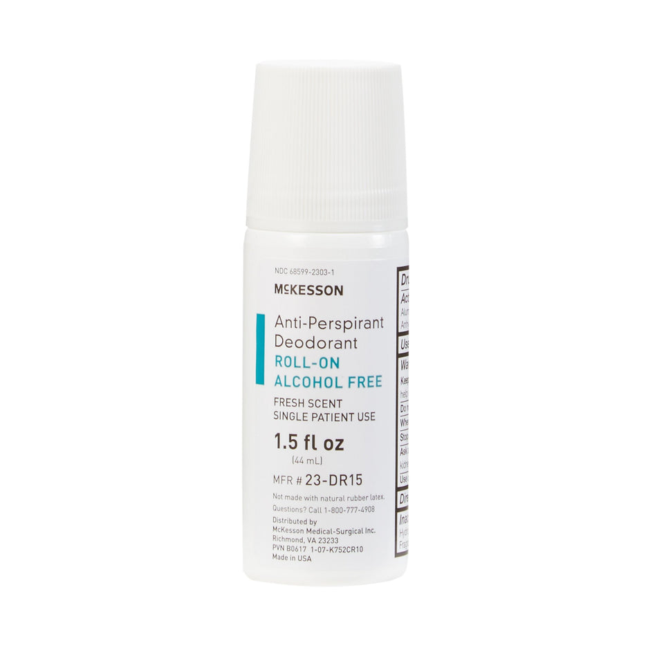 McKesson Antiperspirant / Deodorant, Fresh Scent, 1.5 oz Roll-On - Personal Hygiene>Skin Care>Deodorants and Antiperspiran...