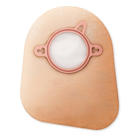 New Image Two-Piece Closed End Beige Ostomy Pouch, 7 Inch Length, 1 Inch Flange-"Ostomy Pouch New Image Two-Piece System 7 Inch Length Flat, Pre-Cut 1-3/4 Inch Stoma Closed End"