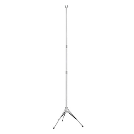 McKesson IV Pole, Three Legs, Two Hooks - IV Therapy>IV Poles - McKesson Brand