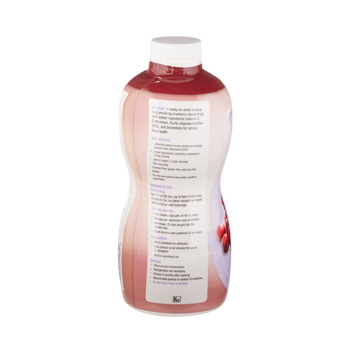 UTI-Stat® Cranberry Urinary Tract Complex, 30-ounce bottle - Nutritionals and Feeding Supplies>Nutritionals>Oral Supplemen...