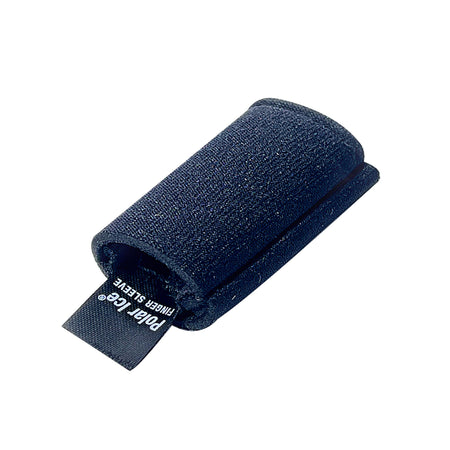 Polar Ice Finger Sleeve with Cooling Pad, One Size Fits Most-Finger Sleeve with Cooling Pad Polar Ice Adult One Size Fits Most Pull-On Finger Black