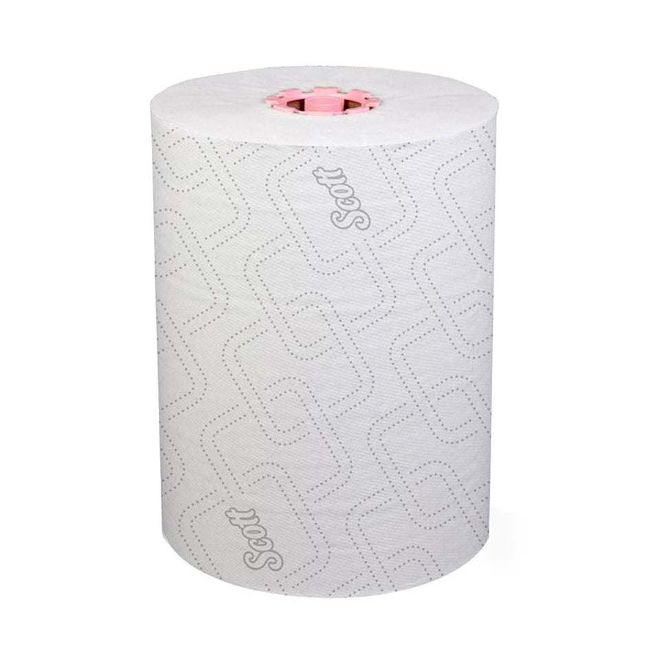 Scott Control Slimroll White Paper Towel, 8 Inch x 580 Foot-Paper Towel Scott MOD Slimroll Hardwound Roll 8 Inch X 580 Foot