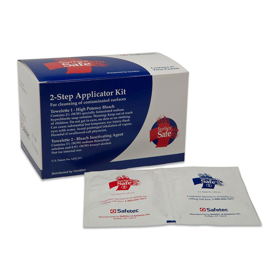 Surface Safe Surface Disinfectant-Surface Safe Surface Disinfectant Premoistened Manual Pull Wipe 15 Count Soft Pack Chlorine Scent NonSterile