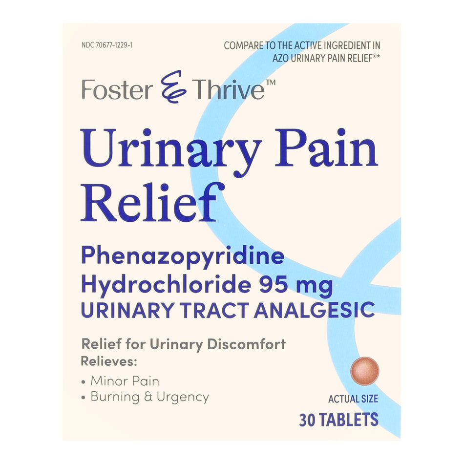 Foster & Thrive™ Phenazopyridine HCl Urinary Tract Analgesic - Pharmaceuticals>Over the Counter>Pain Relief - McKesson Brand