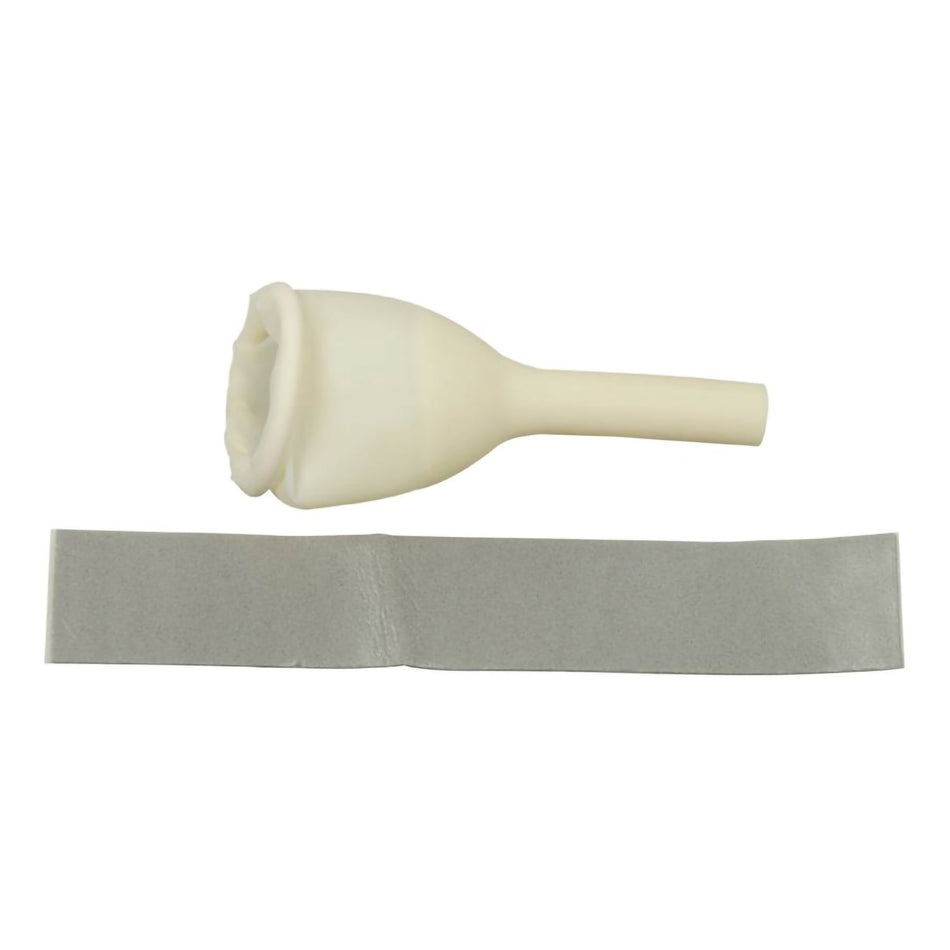 Golden-Drain Male External Catheter, Large-Male External Catheter Golden-Drain Foam Strap Latex Large