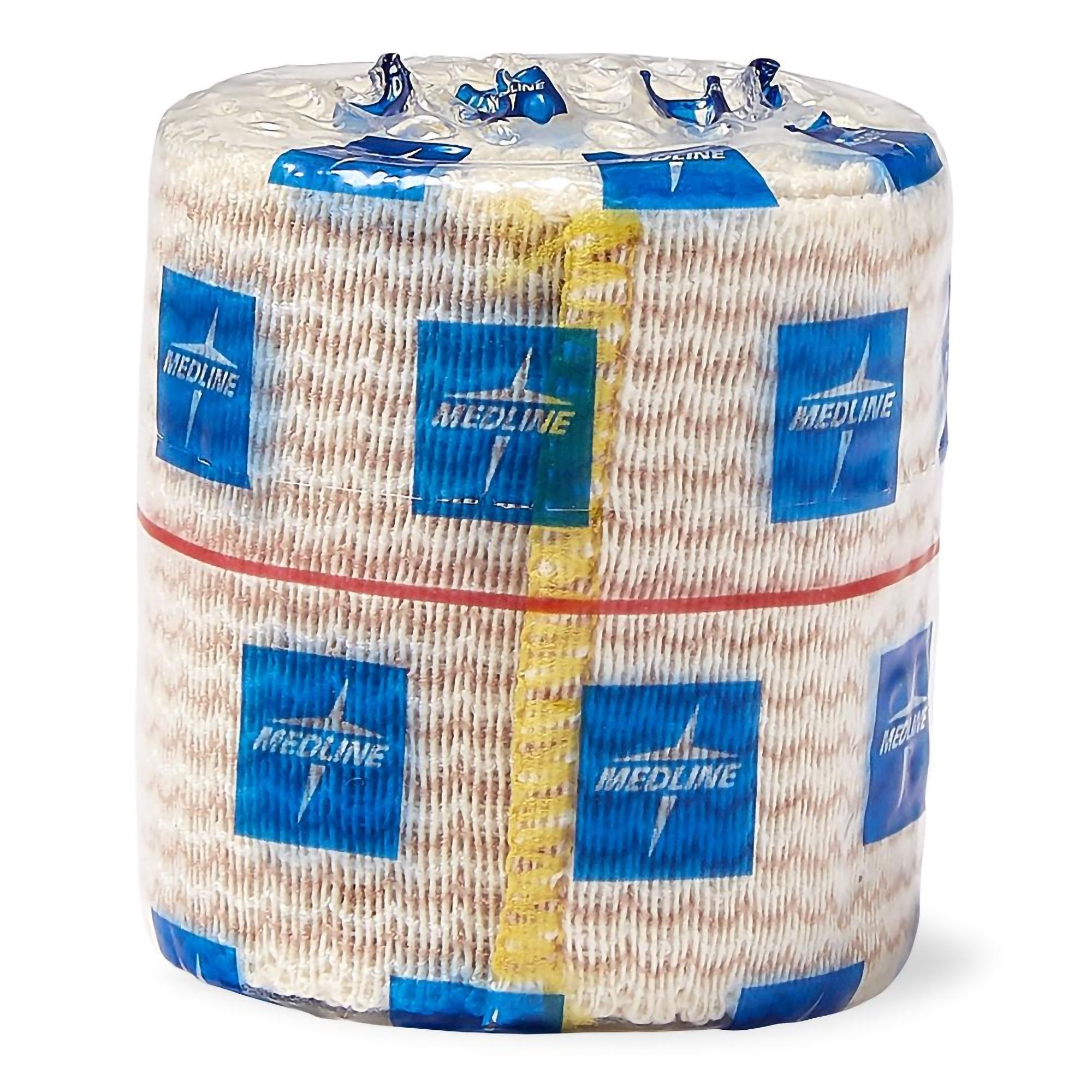 Matrix Double Hook and Loop Closure Elastic Bandage, 2 Inch x 5 Yard-Elastic Bandage Matrix 2 Inch X 5 Yard Double Hook and Loop Closure Natural NonSterile Medium Compression