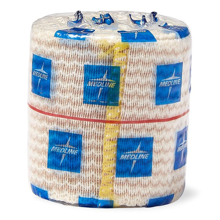 Matrix Double Hook and Loop Closure Elastic Bandage, 2 Inch x 5 Yard-Elastic Bandage Matrix 2 Inch X 5 Yard Double Hook and Loop Closure Natural NonSterile Medium Compression