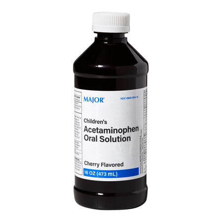 Major® Children Acetaminophen Oral Solution, Cherry Flavor, 16-ounce Bottle - Pharmaceuticals>Over the Counter>Pain Relief...