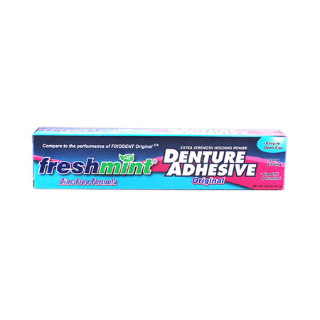Freshmint Denture Adhesive-Denture Adhesive Freshmint Cream 2 oz.