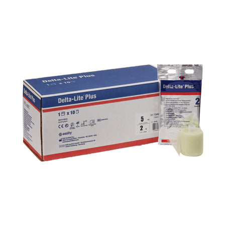 Delta-Lite Plus White Cast Tape, 2 Inch x 4 Yard-Cast Tape Delta-Lite Plus 2 Inch X 12 Foot Fiberglass / Resin White