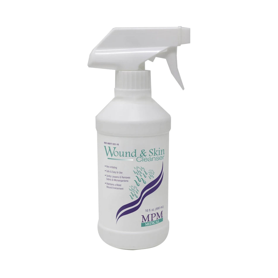 MPM Medical Wound Cleanser, 16-ounce spray bottle-Wound Cleanser 16 oz. Spray Bottle NonSterile