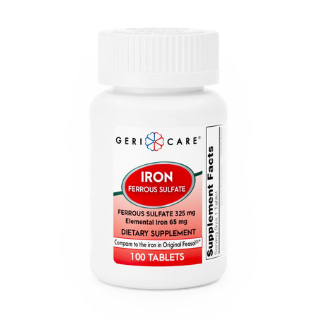 Geri-Care Iron Mineral Supplement - Pharmaceuticals>Over the Counter>Nonprescription Vitamins and Minerals - Geri-Care