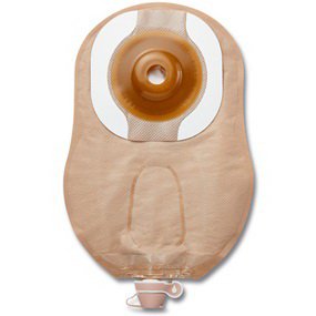 Premier One-Piece Drainable Beige Urostomy Pouch, 9 Inch Length, 1 Inch Stoma-"Urostomy Pouch Premier One-Piece System 9 Inch Length Convex, Pre-Cut 1-1/4 Inch Stoma Drainable"