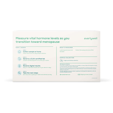 Everlywell Perimenopause Test-Blood Collection and Transport Kit Everlywell Collection Card Sterile