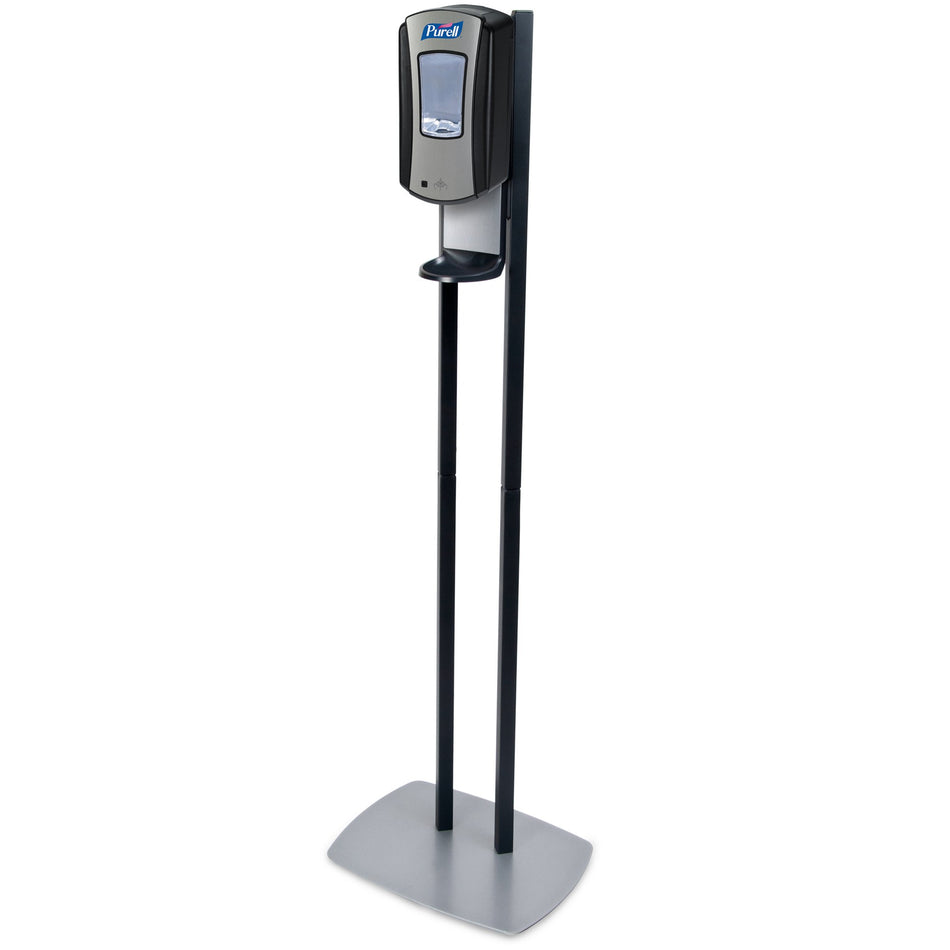 Hand Hygiene Dispenser Floor Stand PURELL® LTX-12™ Chrome / Black ABS Plastic Touch Free 1200 mL Floor Stand