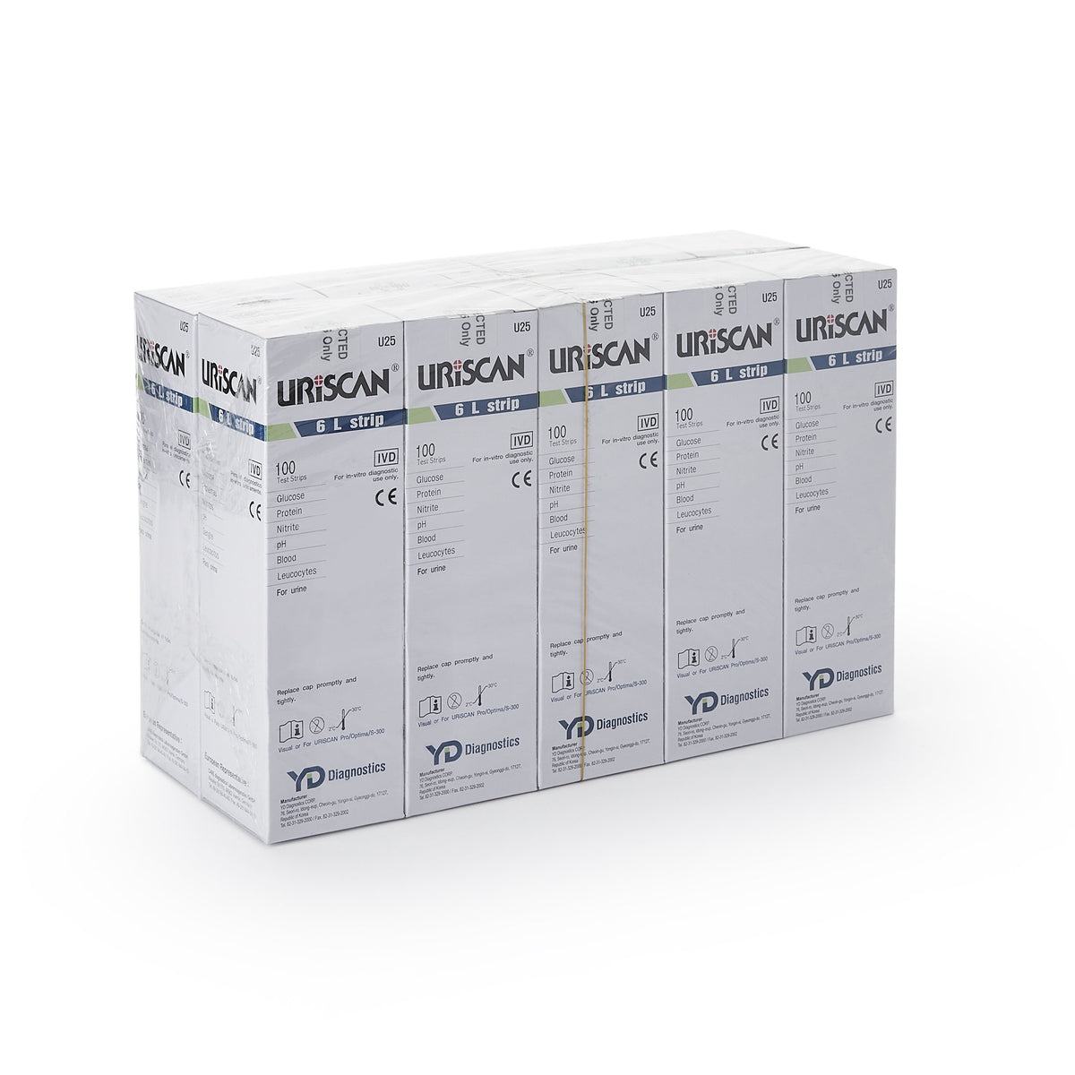 Uriscan Urine Reagent Strip for use with Consult Urine Analyzer 773 / Select Urine Analyzer 505 / Uriscan Optima Touch-Screen Urine Analyzer