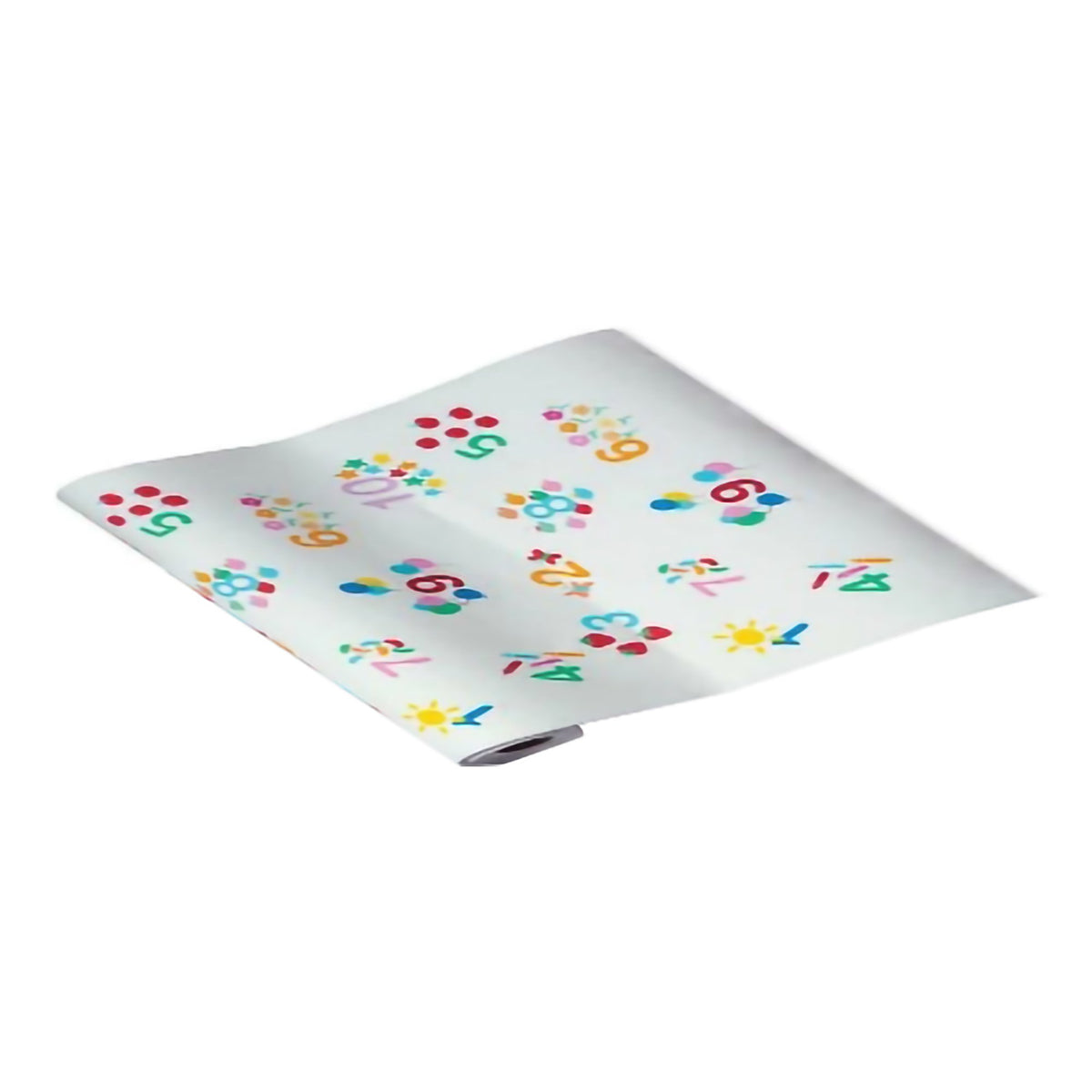 Tidi Choice Crepe Table Paper, 18 Inch x 125 Foot, Print (Pastel Numbers)-Table Paper Tidi Choice 18 Inch Width 125 Foot Length Print (Pediatric Combo) Crepe