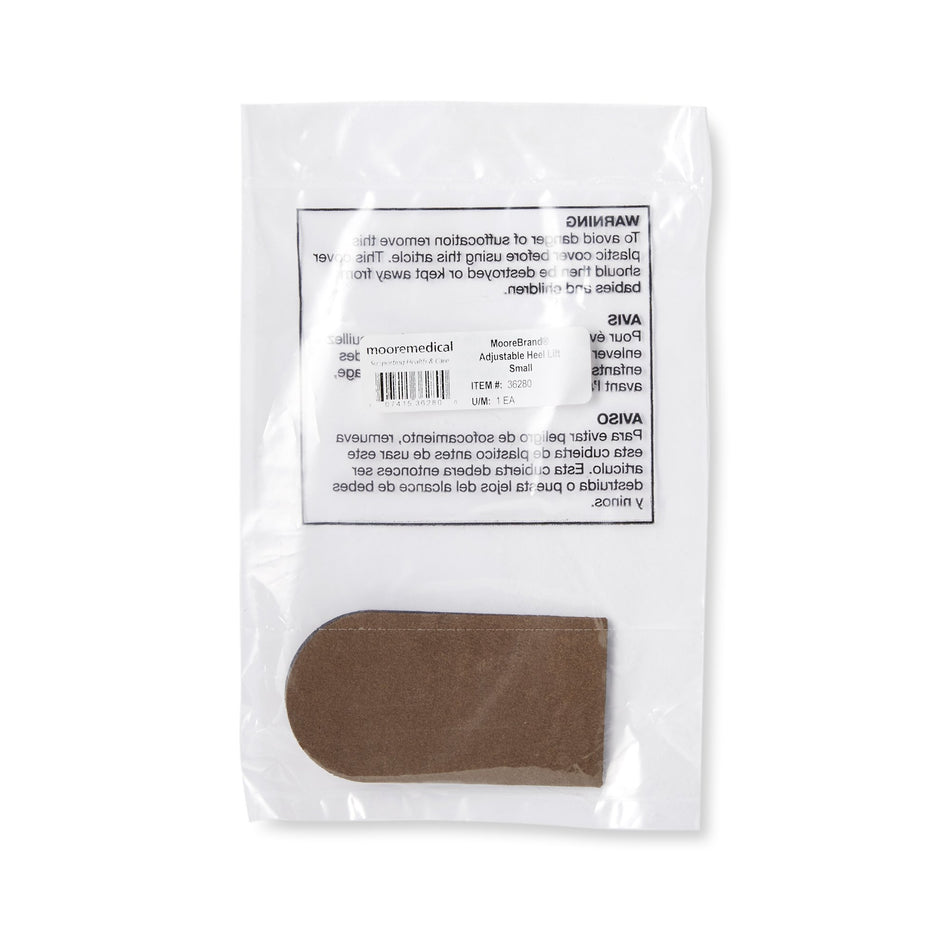 McKesson Heel Lift, Small-Heel Lift McKesson Suede Top / Foam Core Male 4 to 5 / Female 5 to 6 Passion Mocha