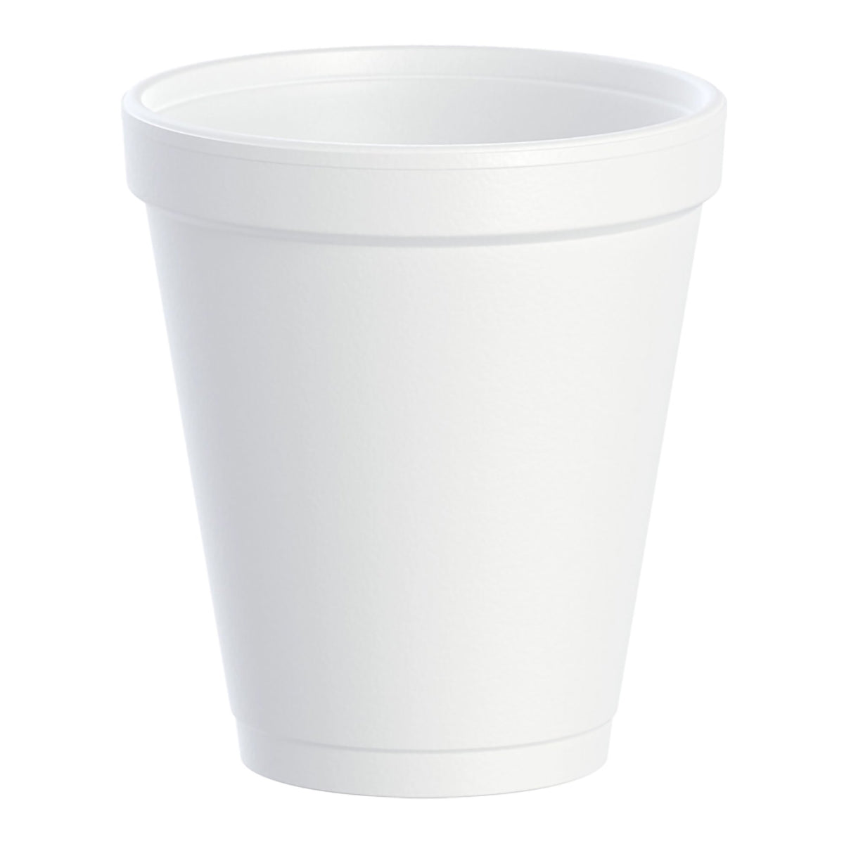 Dart White Styrofoam Drinking Cup, 8-ounce capacity-Insulated Drinking Cup Dart 8 oz. White Styrofoam Disposable