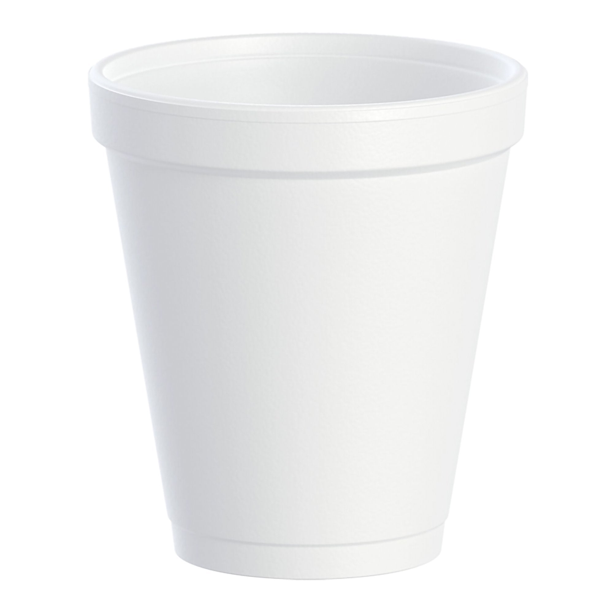 Dart White Styrofoam Drinking Cup, 8-ounce capacity-Insulated Drinking Cup Dart 8 oz. White Styrofoam Disposable