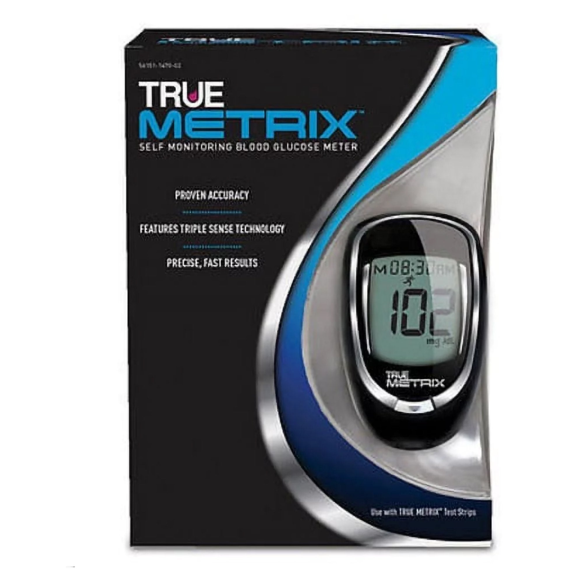 True Metrix Self Monitoring Blood Glucose Meter-Blood Glucose Meter TRUE METRIX 4 Second Results Stores up to 500 Results No Coding Required